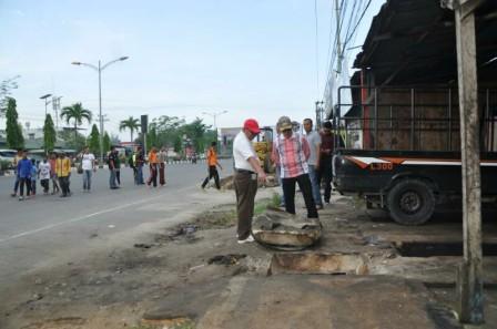 Wako dan Sekda Dumai Pimpin Goro Disepanjang Jalan Sudirman